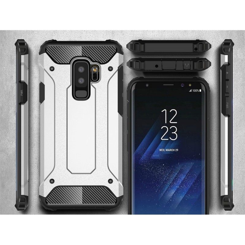 Futerały Samsung Galaxy S9 Plus Biały Czarny Ocalały