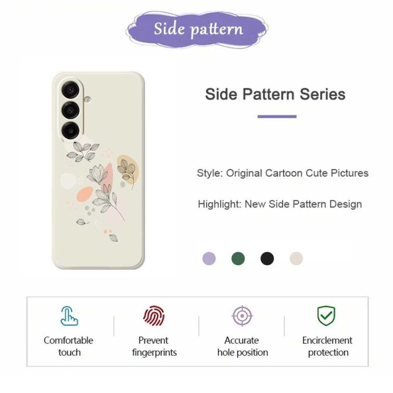 Etui Do Samsung Galaxy A17 4g / 5g Kwiaty