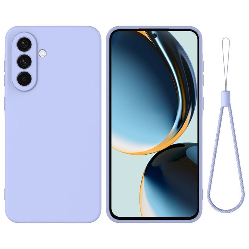 Etui Do Samsung Galaxy A17 4g / 5g Płynny Silikon Ze Smyczą