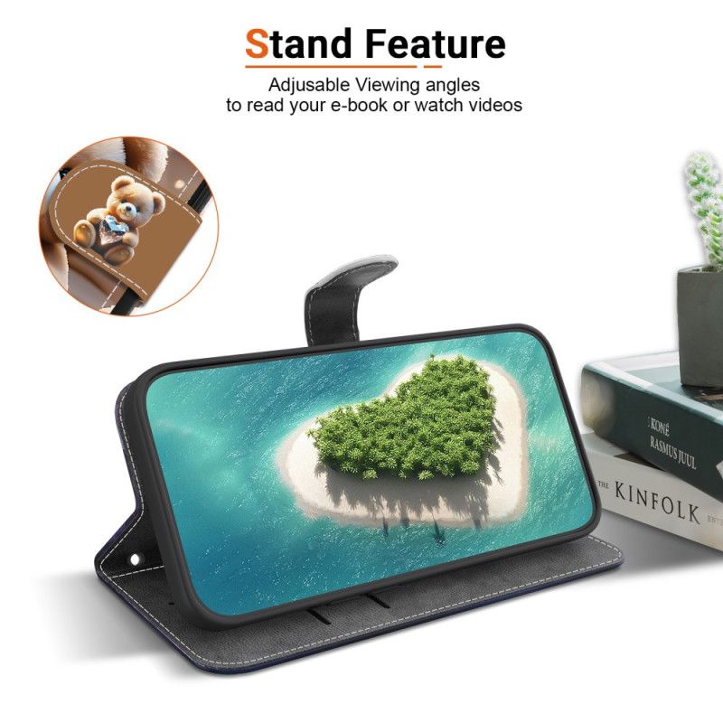 Etui Folio Do Samsung Galaxy A17 4g / 5g CZerwone Kwiaty