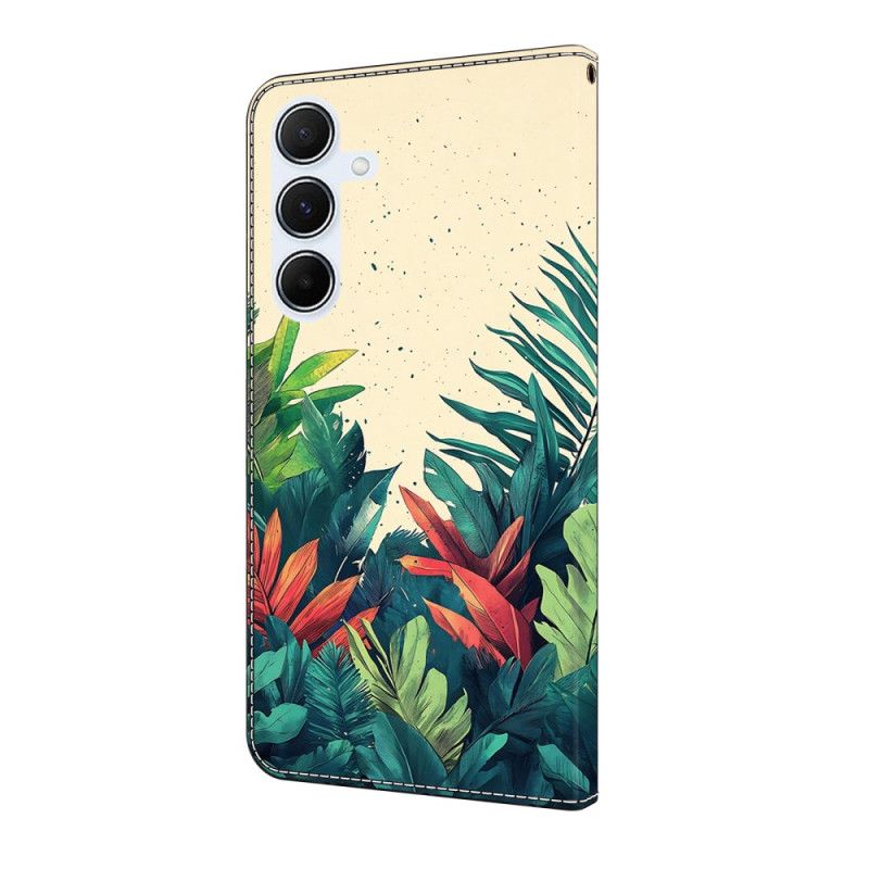 Etui Folio Do Samsung Galaxy A17 4g / 5g Liście