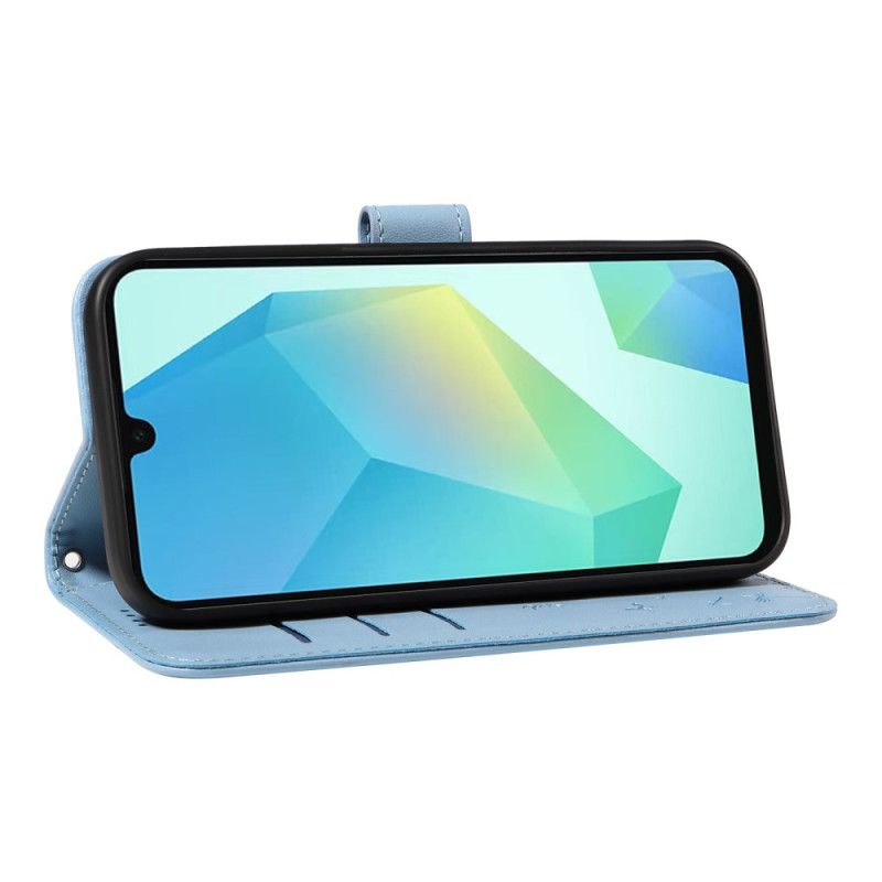 Etui Folio Do Samsung Galaxy A17 4g / 5g Mlecze Ze Smyczą