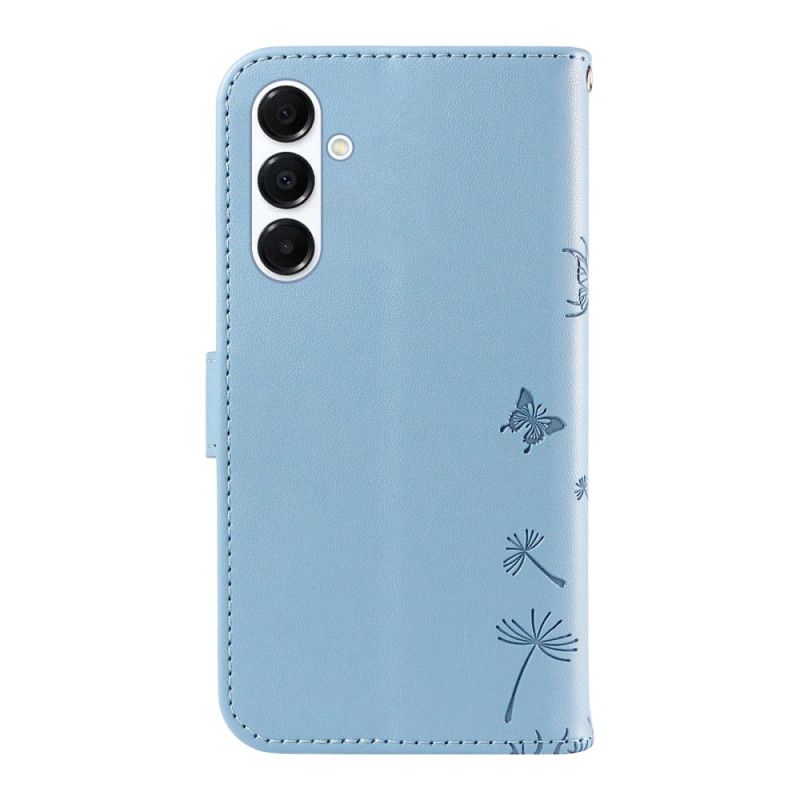 Etui Folio Do Samsung Galaxy A17 4g / 5g Mlecze Ze Smyczą
