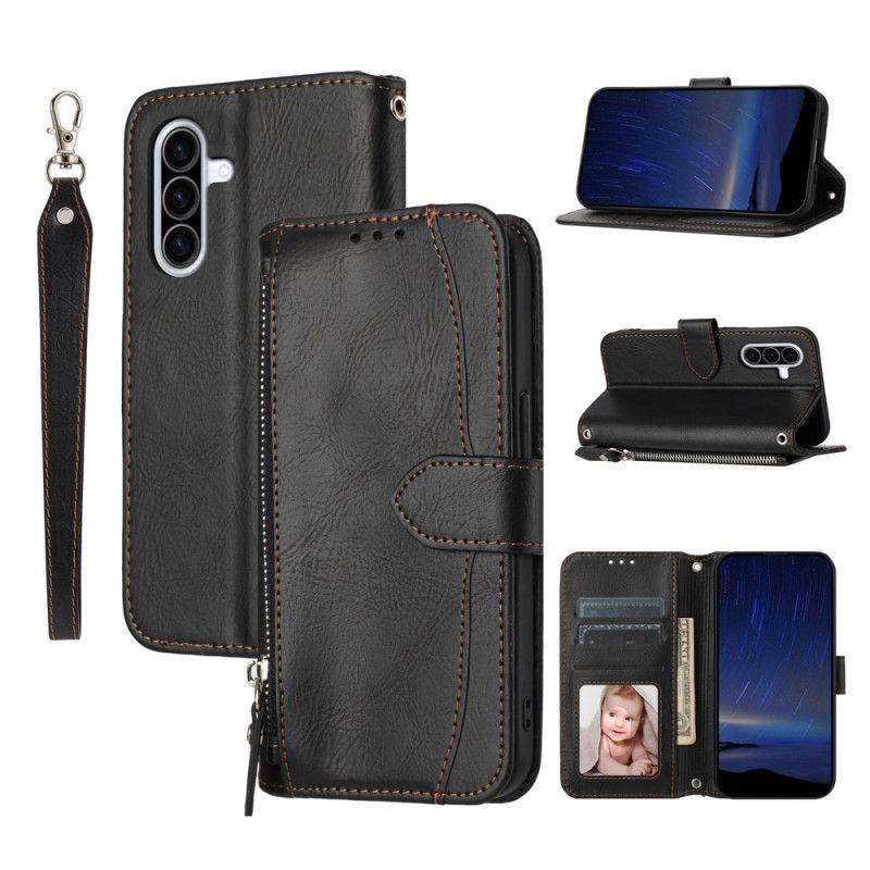 Etui Folio Do Samsung Galaxy A17 4g / 5g Portfel Vintage
