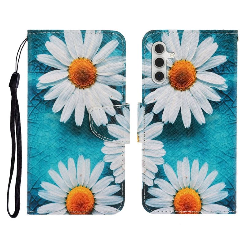 Etui Folio Samsung Galaxy A17 4g / 5g Chryzantemy Etui Ochronne