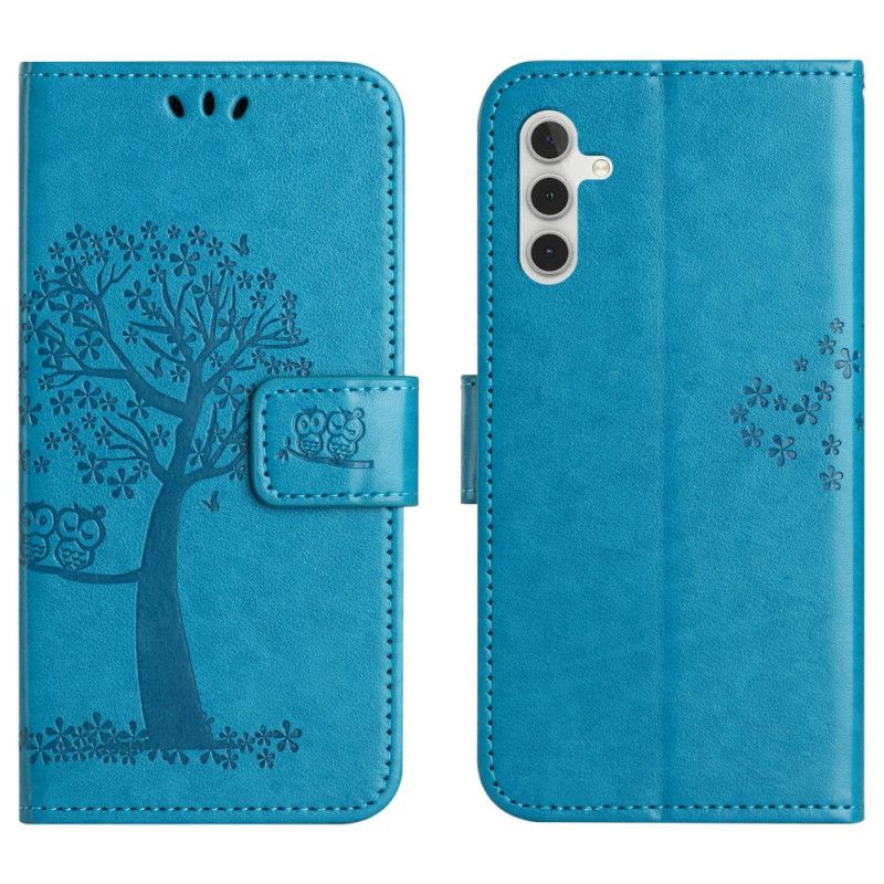 Etui Folio Samsung Galaxy A17 4g / 5g Drzewo I Sowy Etui Ochronne