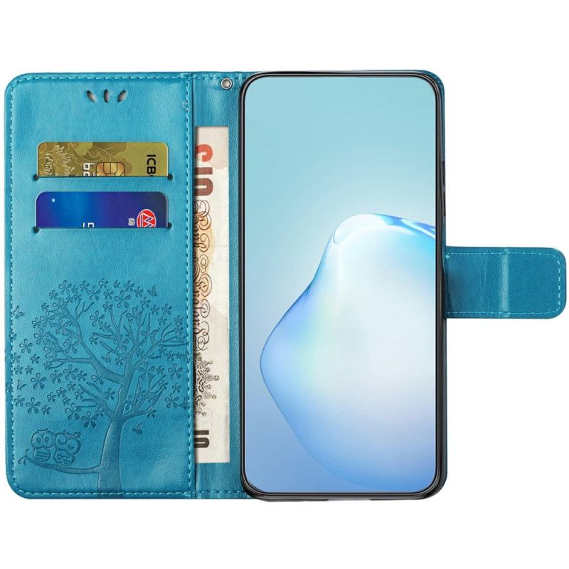 Etui Folio Samsung Galaxy A17 4g / 5g Drzewo I Sowy Etui Ochronne