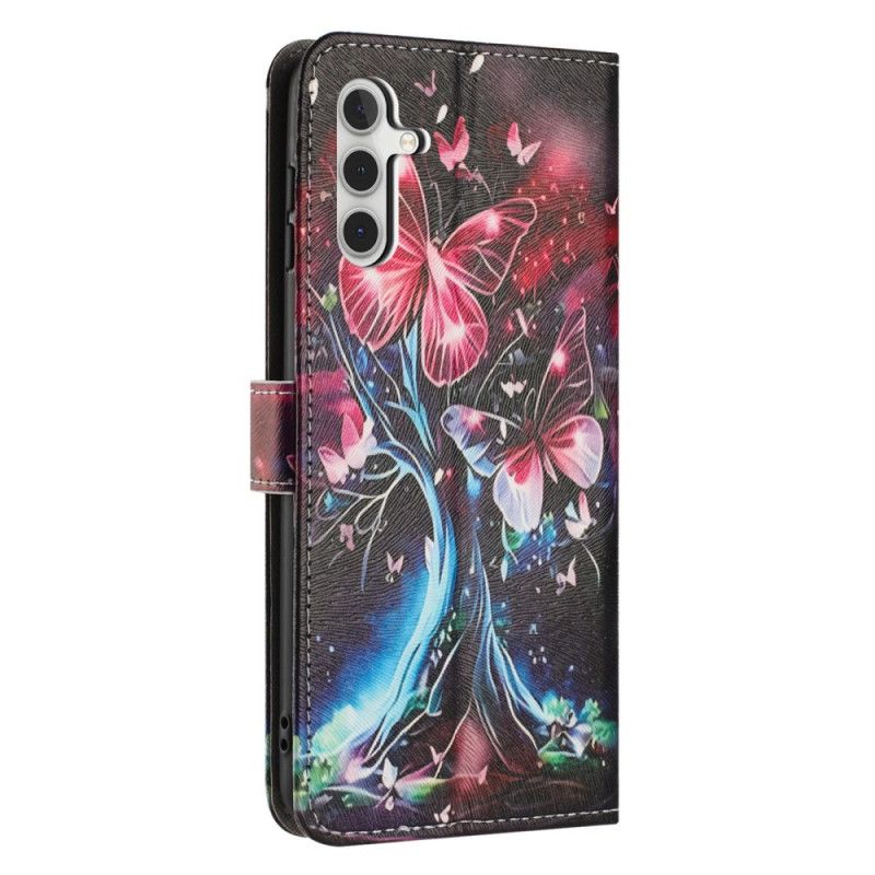 Etui Folio Samsung Galaxy A17 4g / 5g Drzewo Motyli