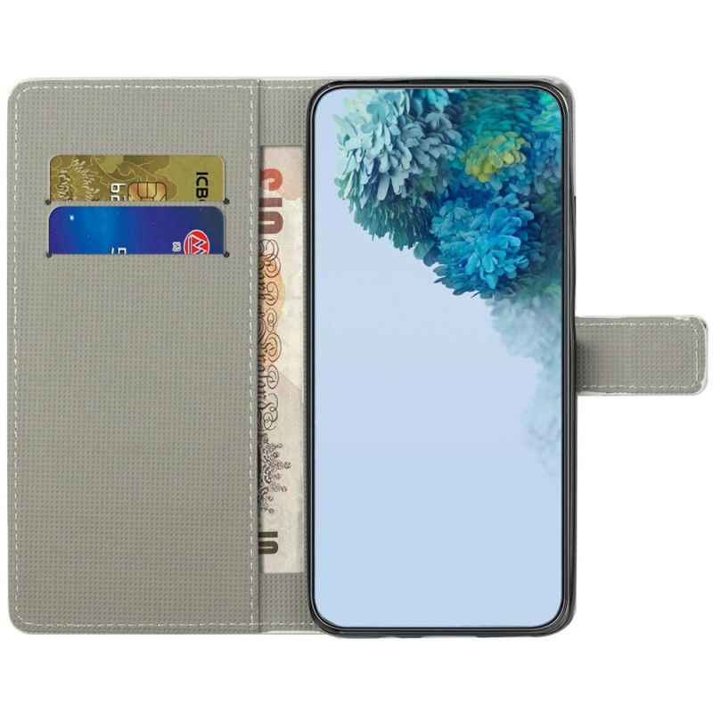 Etui Folio Samsung Galaxy A17 4g / 5g Flaga Amerykańska W Stylu Vintage Etui Ochronne
