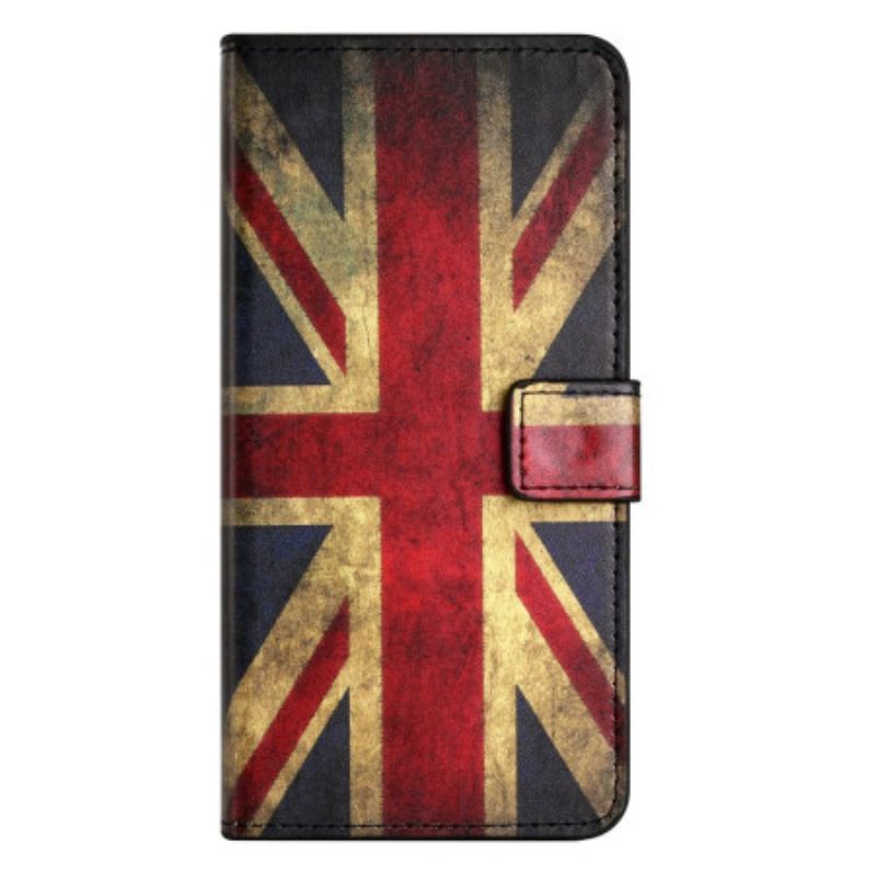 Etui Folio Samsung Galaxy A17 4g / 5g Flaga Amerykańska W Stylu Vintage Etui Ochronne