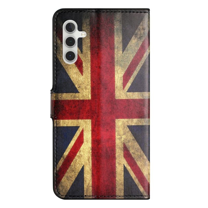 Etui Folio Samsung Galaxy A17 4g / 5g Flaga Amerykańska W Stylu Vintage Etui Ochronne