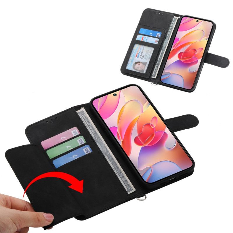 Etui Folio Samsung Galaxy A17 4g / 5g Koronkowy Portfel Z Efektem Zamszu Etui Ochronne