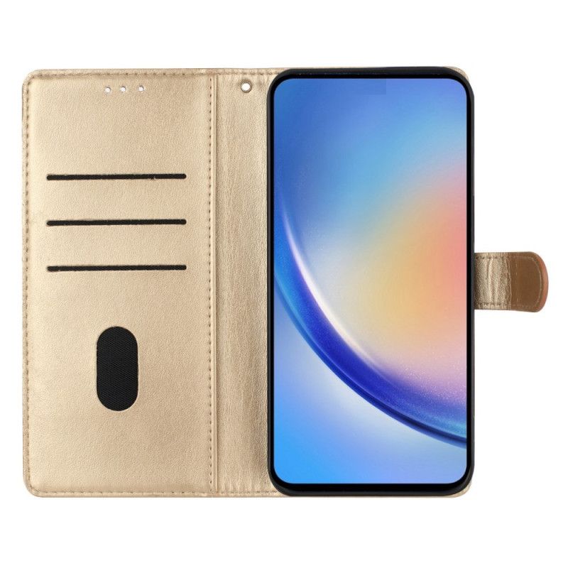 Etui Folio Samsung Galaxy A17 4g / 5g Kwiatowy Etui Ochronne