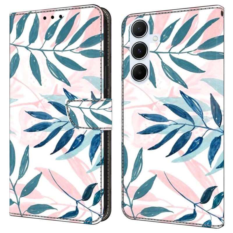 Etui Folio Samsung Galaxy A17 4g / 5g Liście W Akwareli Etui Ochronne