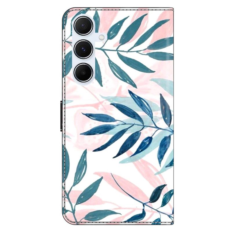 Etui Folio Samsung Galaxy A17 4g / 5g Liście W Akwareli Etui Ochronne