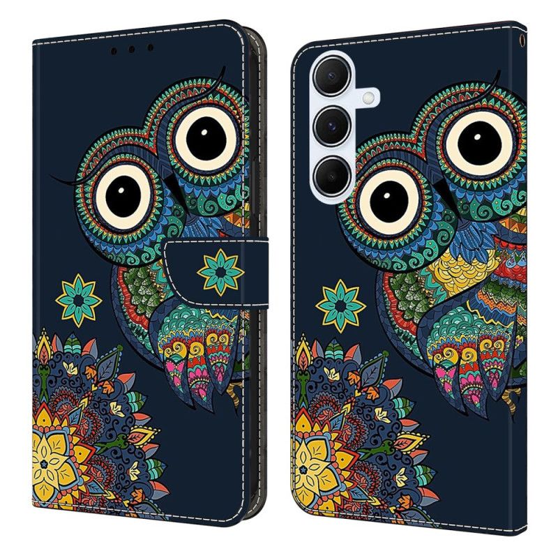 Etui Folio Samsung Galaxy A17 4g / 5g Mandala Sowa Etui Ochronne