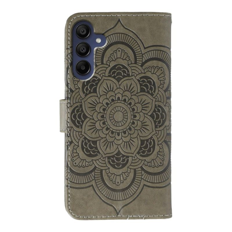 Etui Folio Samsung Galaxy A17 4g / 5g Mandala Z Kryształkami Górskimi Etui Ochronne