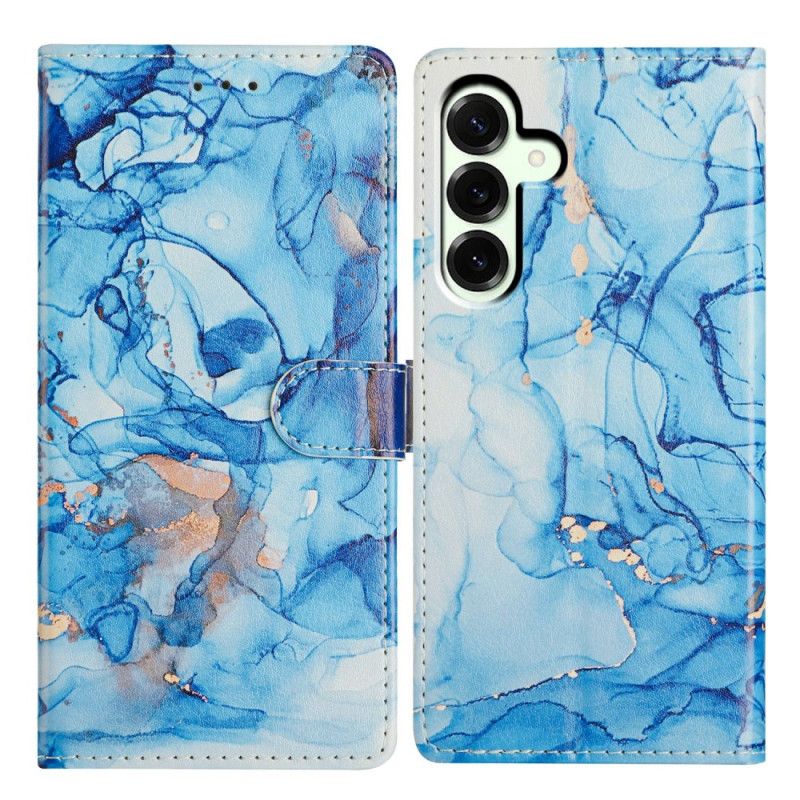 Etui Folio Samsung Galaxy A17 4g / 5g Niebieski Marmur
