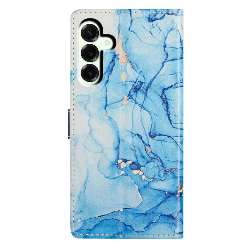 Etui Folio Samsung Galaxy A17 4g / 5g Niebieski Marmur