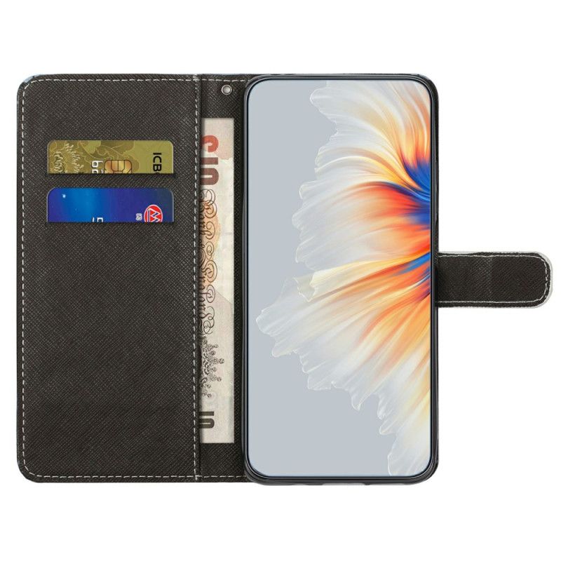 Etui Folio Samsung Galaxy A17 4g / 5g Panda W Kosmosie Etui Ochronne