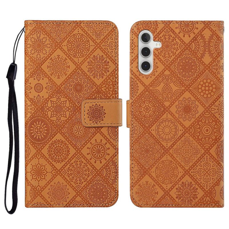 Etui Folio Samsung Galaxy A17 4g / 5g Patchwork Etui Ochronne
