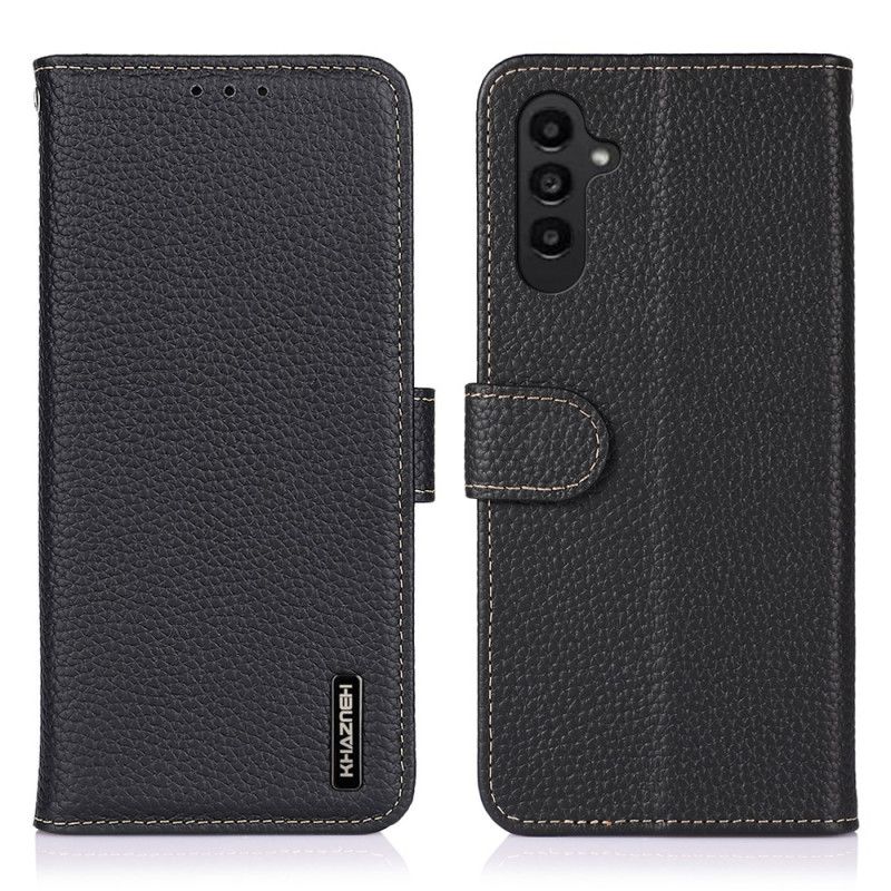 Etui Folio Samsung Galaxy A17 4g / 5g Prawdziwa Skóra Khazneh Etui Ochronne