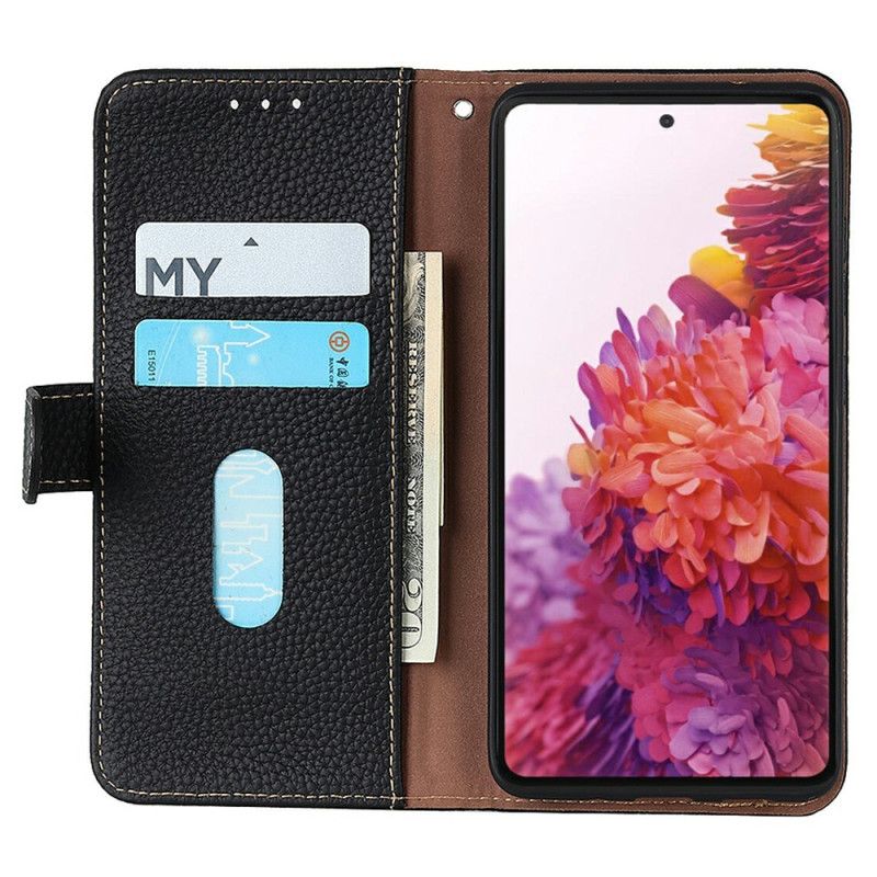 Etui Folio Samsung Galaxy A17 4g / 5g Prawdziwa Skóra Khazneh Etui Ochronne