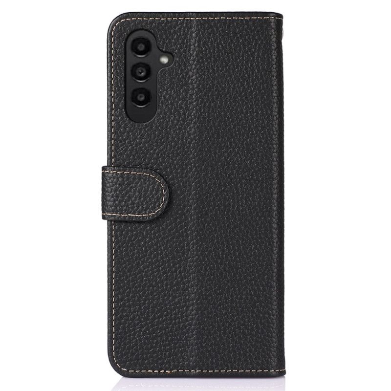 Etui Folio Samsung Galaxy A17 4g / 5g Prawdziwa Skóra Khazneh Etui Ochronne