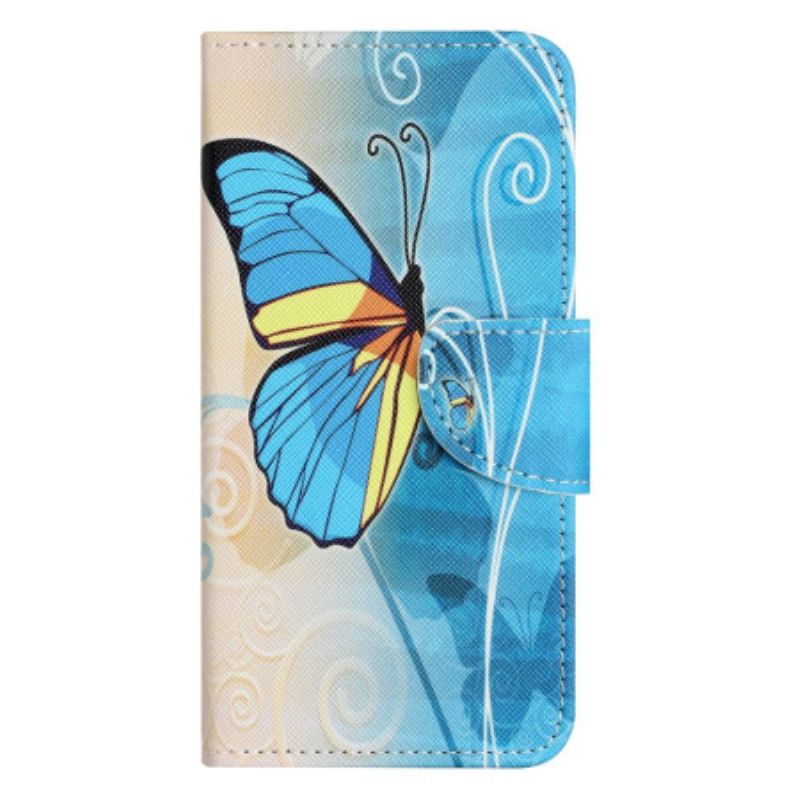 Etui Folio Samsung Galaxy A17 4g / 5g Wzór Motyla Etui Ochronne