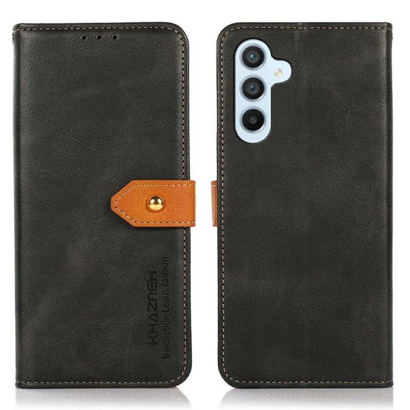 Etui Folio Samsung Galaxy A17 4g / 5g Złote Zapięcie Khazneh Etui Ochronne