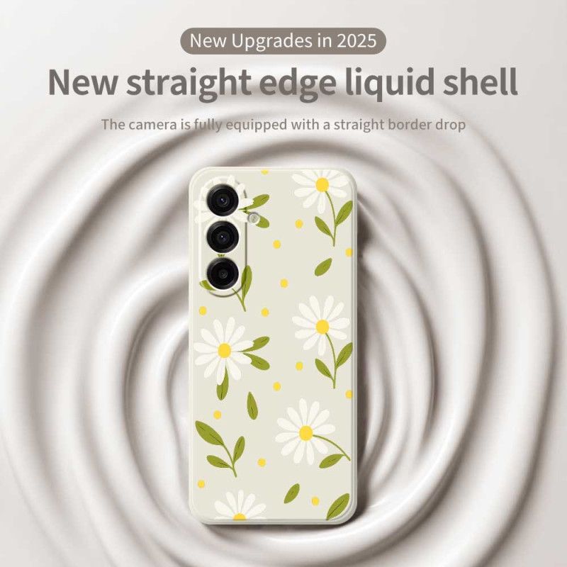 Etui Samsung Galaxy A17 4g / 5g Białe Kwiaty