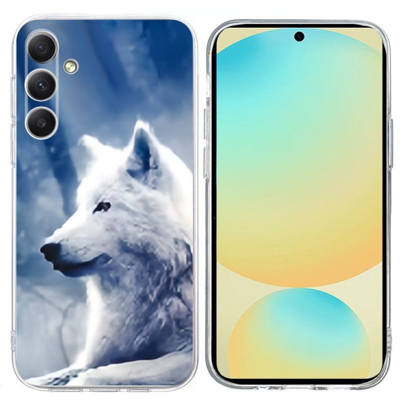 Etui Samsung Galaxy A17 4g / 5g Biały Wilk