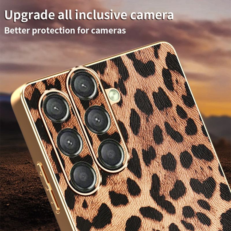 Etui Samsung Galaxy A17 4g / 5g Elegancki Wzór Panterki Etui Ochronne