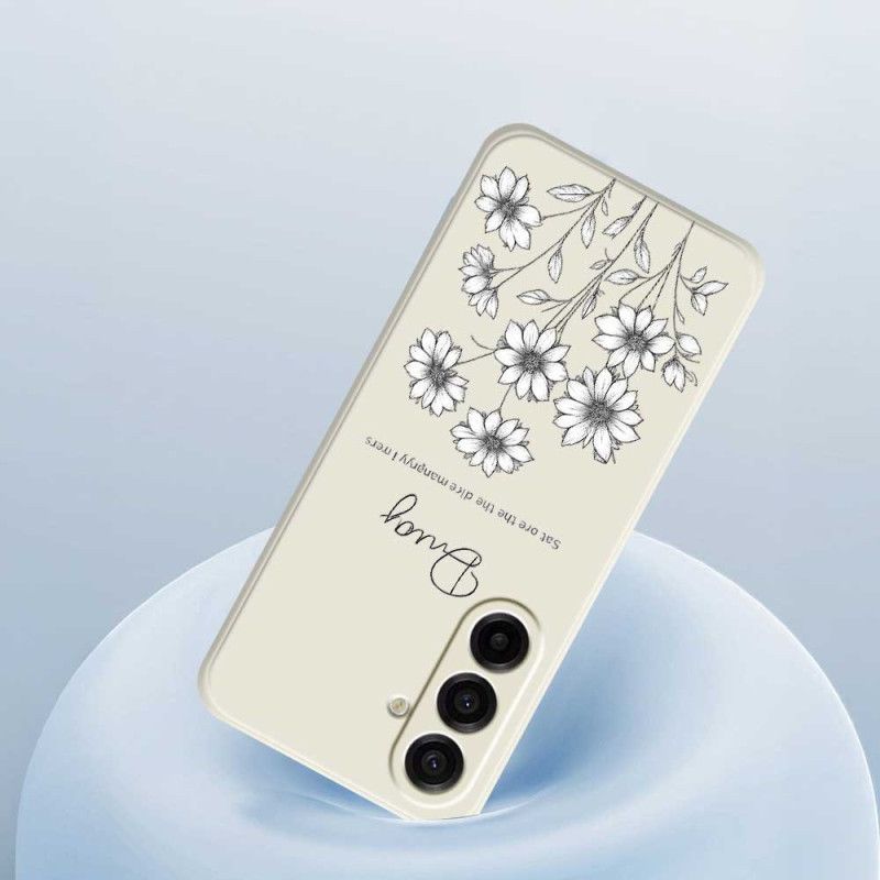 Etui Samsung Galaxy A17 4g / 5g Graficzne Kwiaty