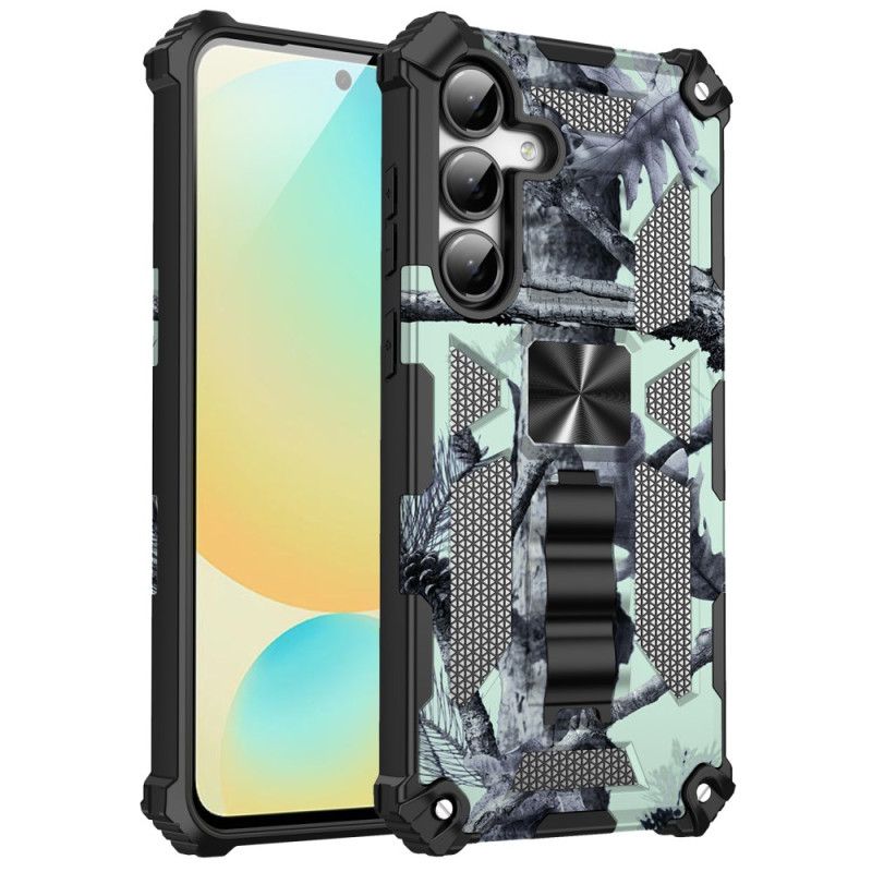 Etui Samsung Galaxy A17 4g / 5g Kamuflaż Ze Zintegrowaną Podstawką Etui Ochronne