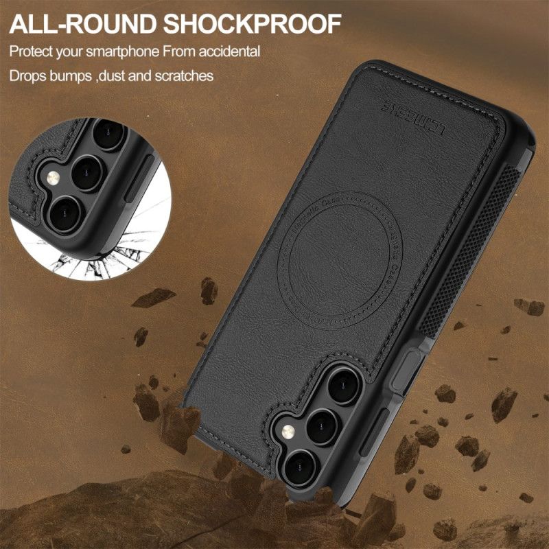 Etui Samsung Galaxy A17 4g / 5g Magnetyczny Efekt Zamszu Etui Ochronne