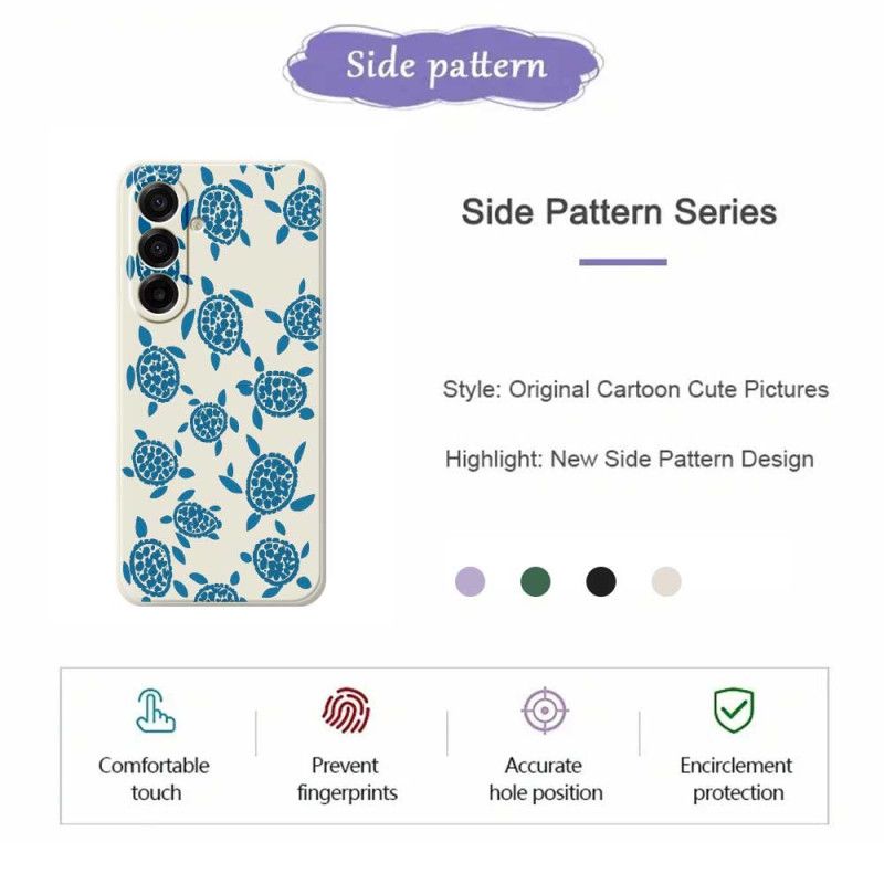 Etui Samsung Galaxy A17 4g / 5g Żółwie