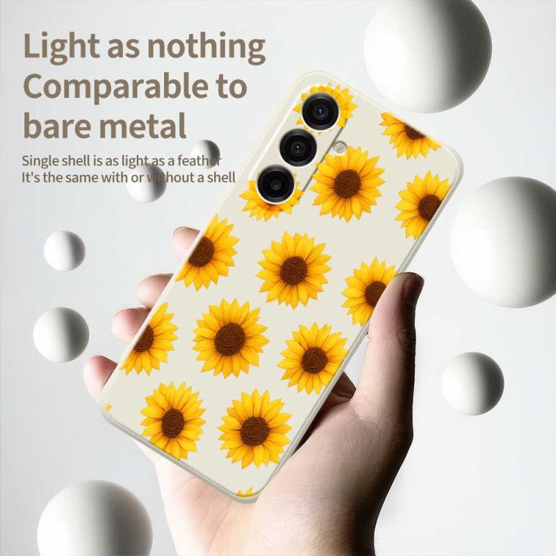 Etui Samsung Galaxy A17 4g / 5g Słoneczniki Etui Ochronne