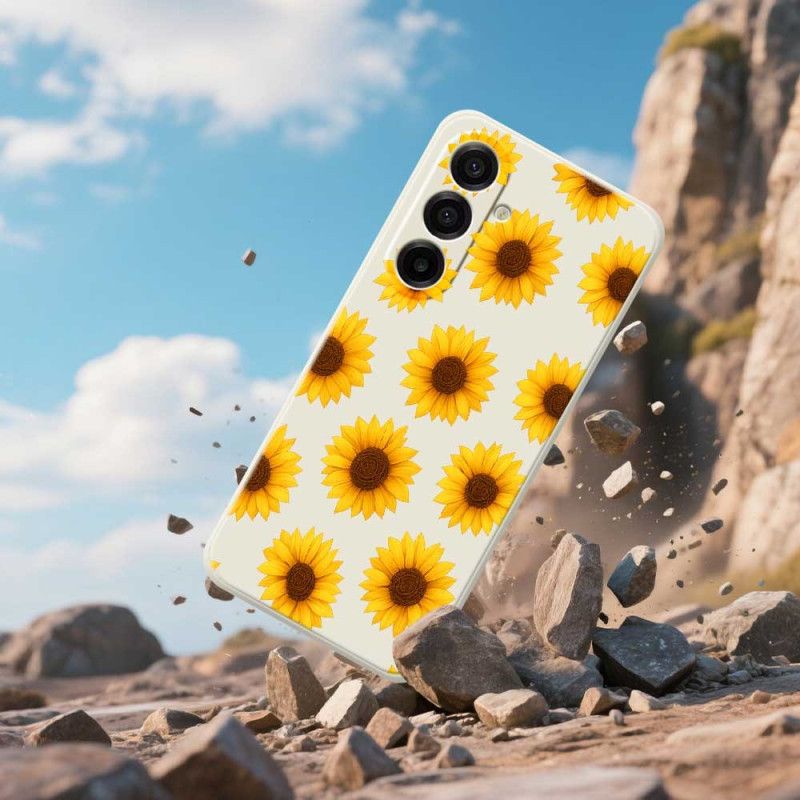 Etui Samsung Galaxy A17 4g / 5g Słoneczniki Etui Ochronne