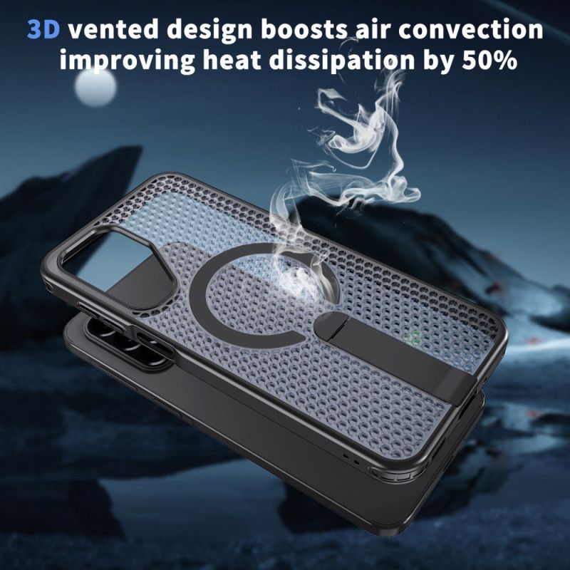 Etui Samsung Galaxy A17 4g / 5g Tekstura Siatki Magnetycznej Etui Ochronne