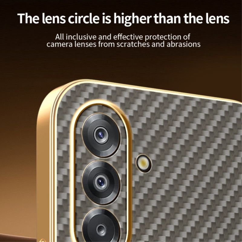 Etui Samsung Galaxy A17 4g / 5g Tekstura Włókna Węglowego Magnetycznego