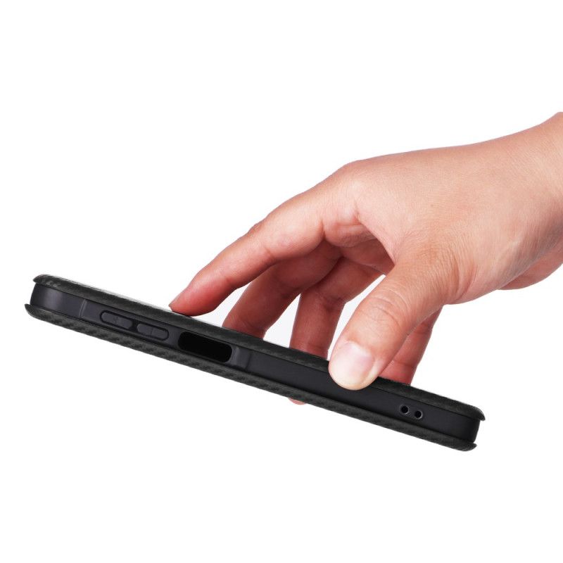 Flip Kotelot Do Samsung Galaxy A17 4g / 5g Włókno Węglowe