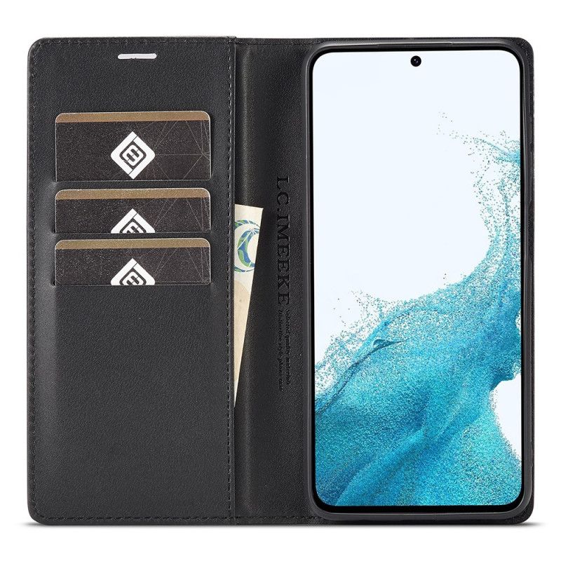 Flip Kotelot Samsung Galaxy A17 4g / 5g Lc.imeeke Włókno Węglowe