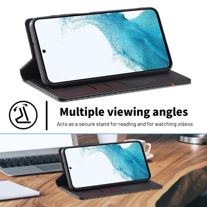 Flip Kotelot Samsung Galaxy A17 4g / 5g Lc.imeeke Włókno Węglowe