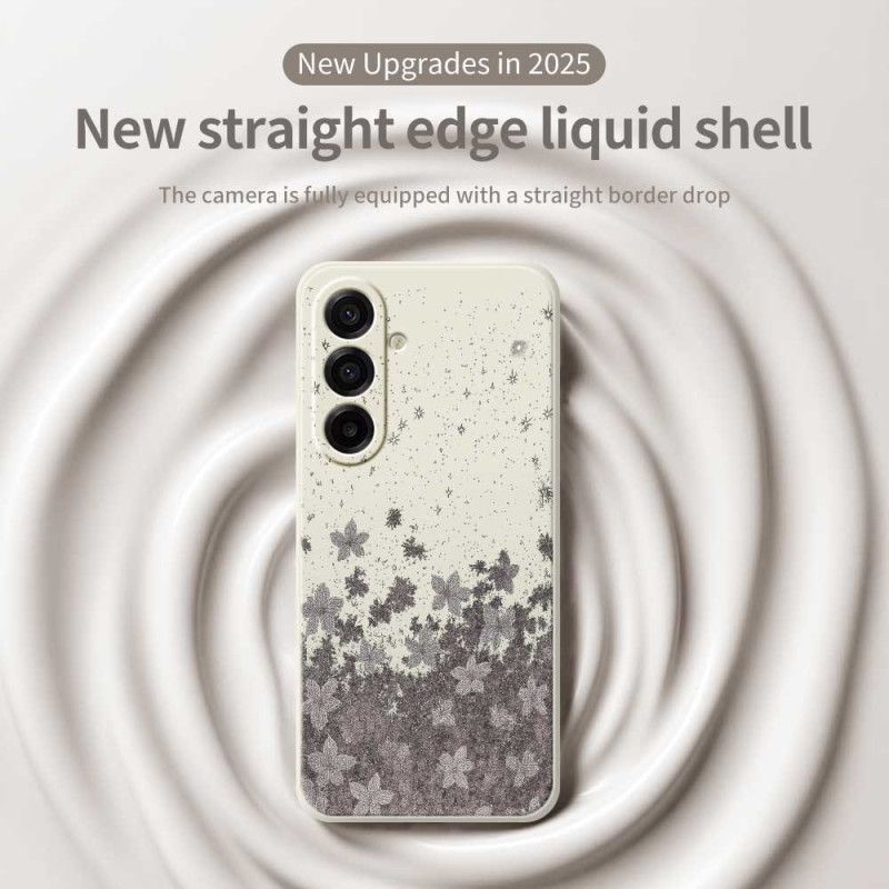 Futerały Samsung Galaxy A17 4g / 5g Etui Na Telefon Szare Kwiaty