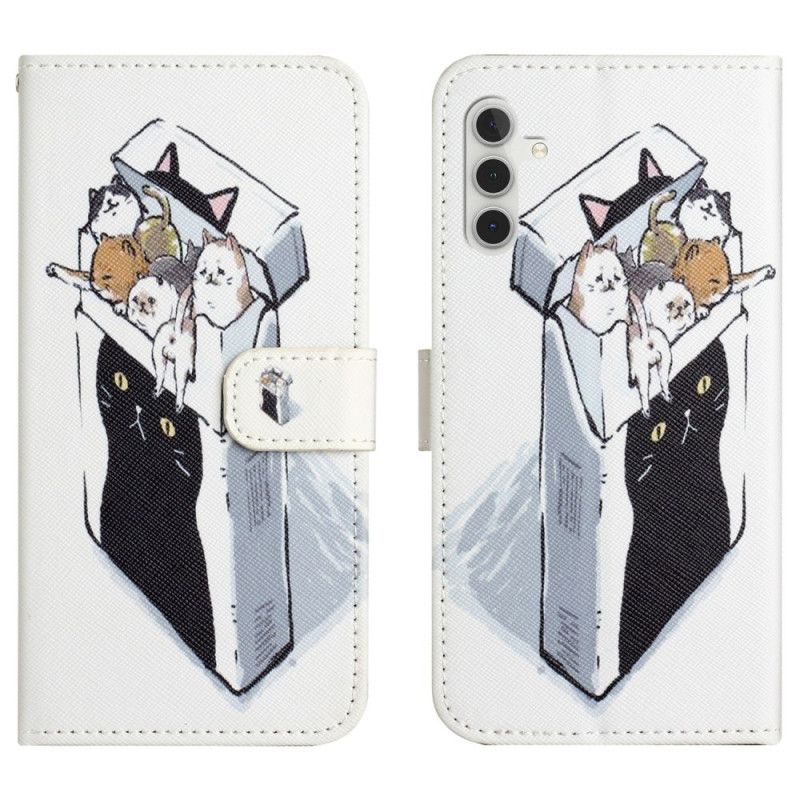 Obudowa Samsung Galaxy A17 4g / 5g Etui Na Telefon Pudełko Kotów