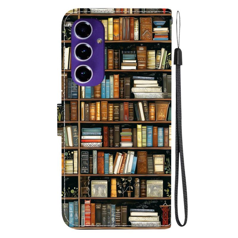 Skórzany Futerał Samsung Galaxy A17 4g / 5g Etui Na Telefon Biblioteka