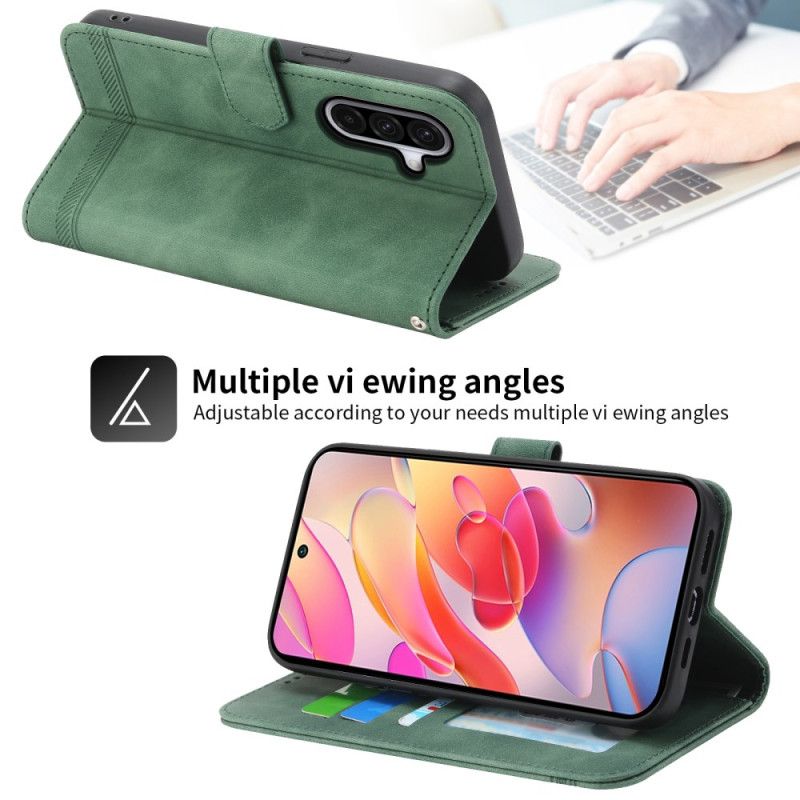 Skórzany Futerał Samsung Galaxy A17 4g / 5g Etui Na Telefon Dierfeng