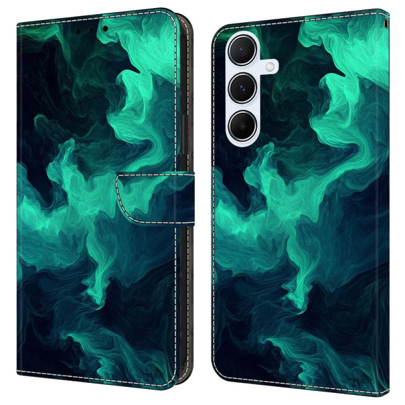 Skórzany Futerał Samsung Galaxy A17 4g / 5g Etui Na Telefon Dym