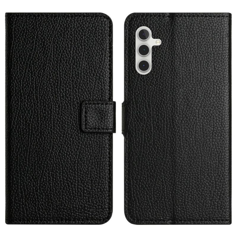 Skórzany Futerał Samsung Galaxy A17 4g / 5g Etui Na Telefon Efekt Skóry Z Fakturą Liczi